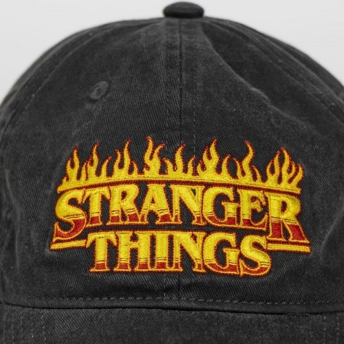 Спортивная кепка Stranger Things Чёрный 58 cm image 3