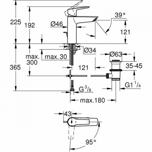 Смеситель с одной ручкой Grohe image 3