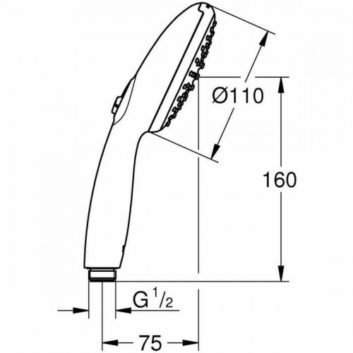 Душевая лейка Grohe ABS Пластик image 3