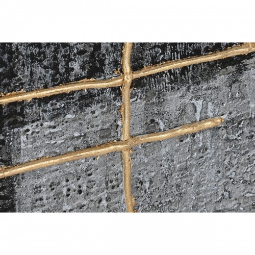 Glezna Home ESPRIT Balts Melns Bronza Moderns 156 x 3,8 x 106 cm image 3