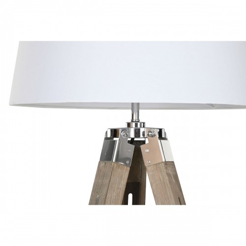 Grīdas lampa Home ESPRIT Balts Brūns Koks 40 x 40 x 150 cm image 3