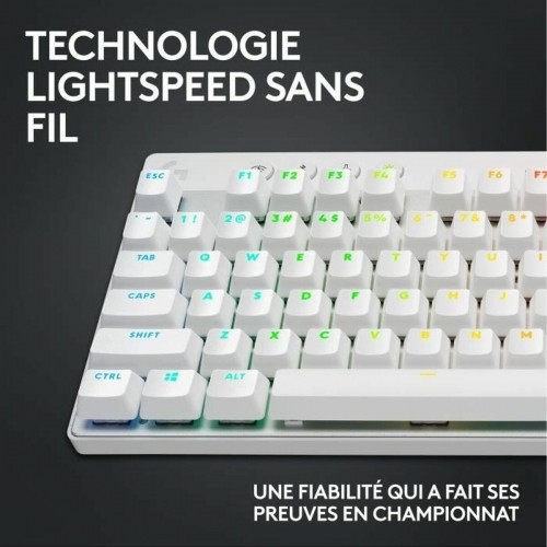 Keyboard and Mouse Logitech 920-012145 White French AZERTY image 3