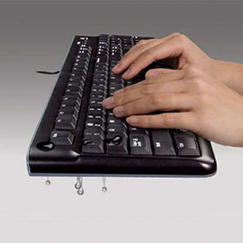 Klaviatūra Logitech K120 Melns Qwerty US image 3