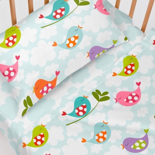 Мешок Nordic без наполнения HappyFriday Mr Fox Little Birds Разноцветный Детская кроватка 2 Предметы image 3