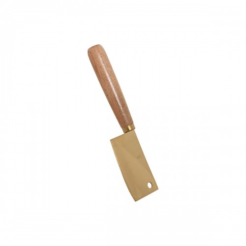 Ножи для Сыра Home ESPRIT Позолоченный Натуральный Нержавеющая сталь древесина акации 2 штук (3 Предметы) image 3