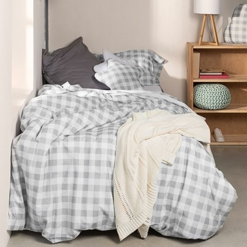 Комплект чехлов для одеяла HappyFriday Basic Kids Серый 105 кровать Виши 2 Предметы image 3