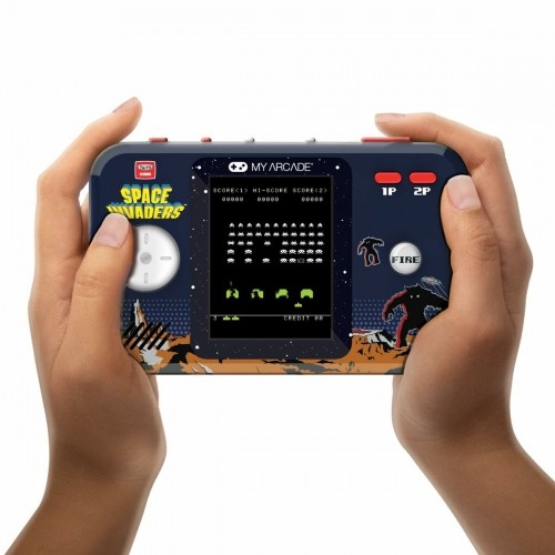 Pārnēsājama Spēļu Konsole My Arcade Pocket Player PRO - Space Invaders Retro Games image 3