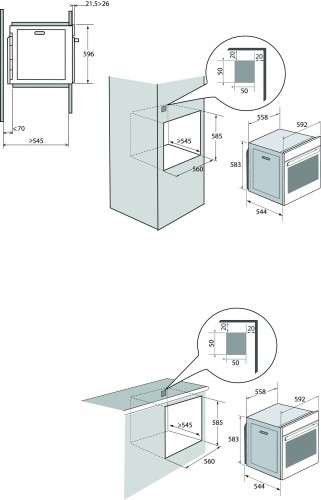 Built-in oven Brandt BXC6332B image 4