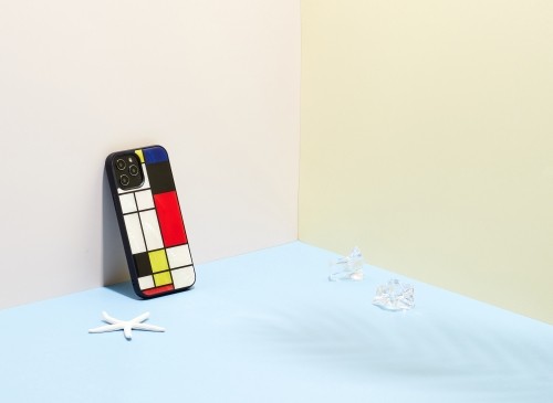 iKins case for Apple iPhone 12 Pro Max mondrian black image 4