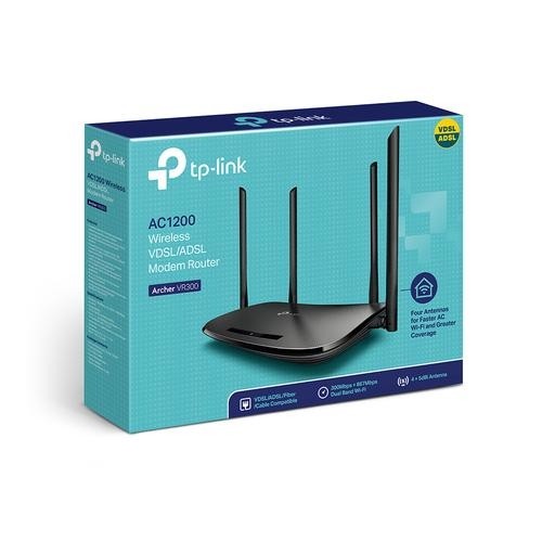 TP-LINK Archer VR300 AC1200 wireless router Fast Ethernet Dual-band (2.4 GHz / 5 GHz) Black image 4