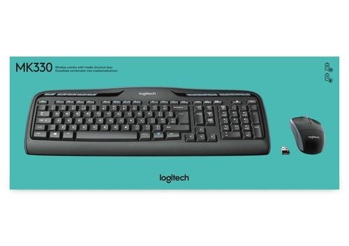 Logitech MK330 keyboard RF Wireless QWERTY US International Black image 4