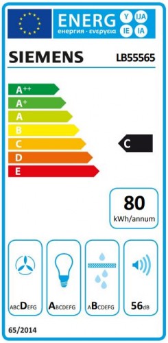 Siemens LB55565 Встраиваемая вытяжка image 4