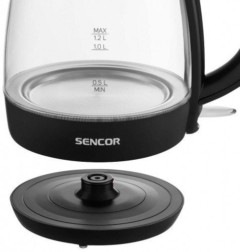 Electric kettle Sencor SWK2300BK, black image 4