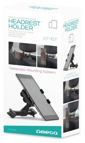 Omega headrest holder for tablet and smartphone OUCHR image 4