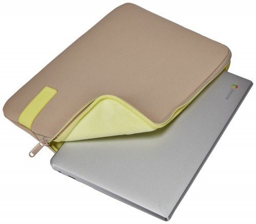 Case Logic Reflect Laptop Sleeve 14 REFPC-114 Plaza Taupe/Sun-Lime (3204694) image 4