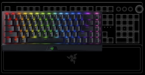 Razer беспроводная клавиатура BlackWidow V3 Mini HyperSpeed RU image 4