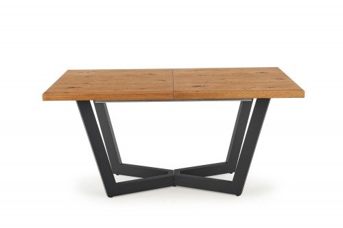 Halmar MASSIVE extension table, color: light oak / black image 4