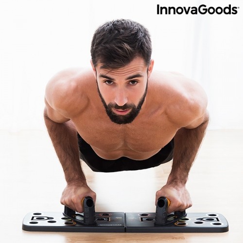 Push-Up Board with Resistance Bands and Exercise Guide Pulsher InnovaGoods image 4