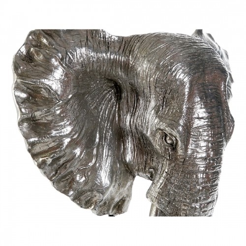 Decorative Figure DKD Home Decor RF-177266 42 x 30 x 56 cm Elephant Silver Black Resin Colonial MDF Wood image 4