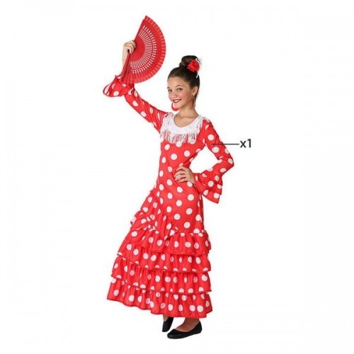 Bigbuy Carnival Маскарадные костюмы для детей Севильяна Красный image 4