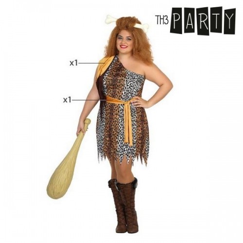 Costume for Adults Th3 Party Brown (2 Pieces) image 4