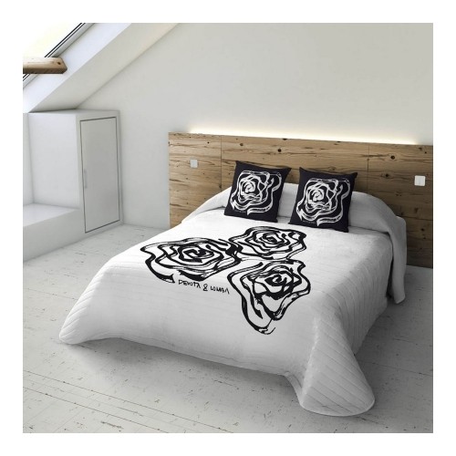 Cushion cover Devota & Lomba CBROSASPANEL-blanco/negro_180 270 x 260 cm image 4