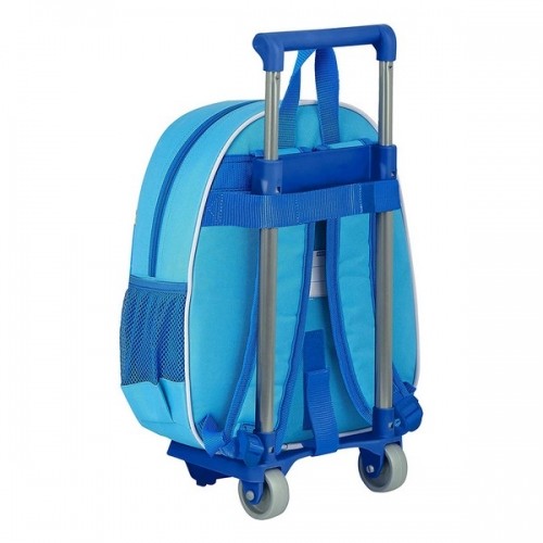 3D School Bag with Wheels SuperThings Light Blue image 4