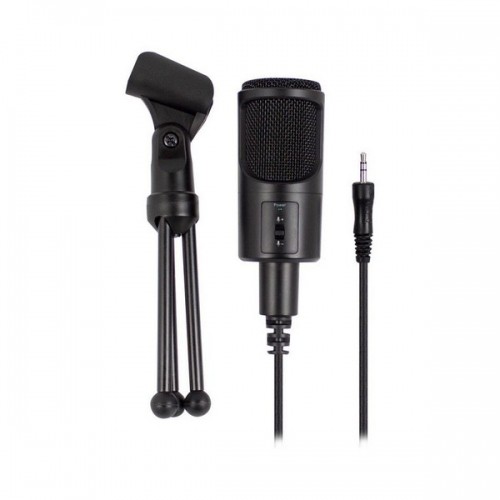 Galda mikrofons Ewent EW3552 3.5 mm Melns image 4