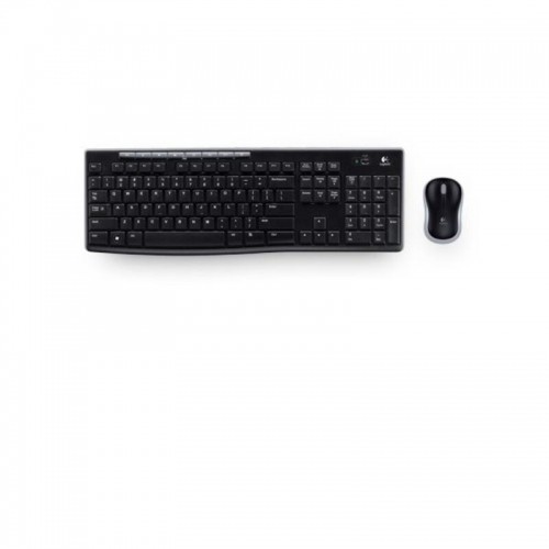 Оптические клавиатура и мышь Logitech 920-004513 2,4 GHz Чёрный Беспроводный image 4