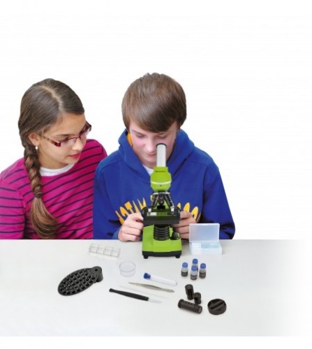 Mikroskops BRESSER Junior Student BIOLUX SEL zaļš image 4