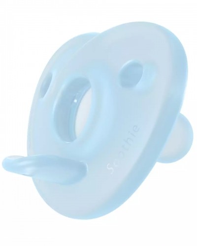 Philips Avent Soothie silikona māneklītis ar silikona vairogu, 0-6M, 2 gab., zēniem - SCF099/21 image 4