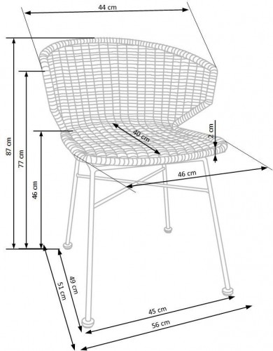 Halmar K407 chair image 4