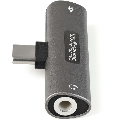 USB C uz Jack 3.5 mm Adapteris Startech CDP235APDM           Sudrabs image 4