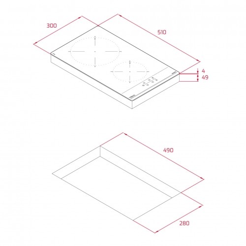 Built in induction hob Teka IBC 32000 TTC image 4