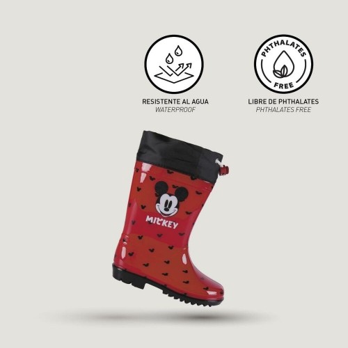 Children's Water Boots Mickey Mouse Red image 4