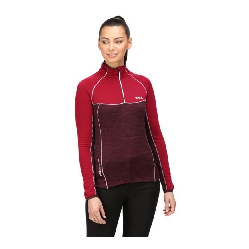 Подкладка из флиса Regatta Hepley Lightweight Half-Zip Темно-красный image 4