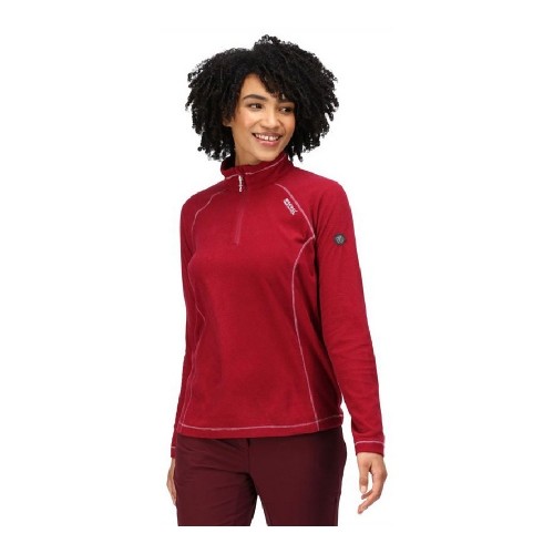 Fleece Lining Regatta Montes Lightweight Half-Zip Red image 4