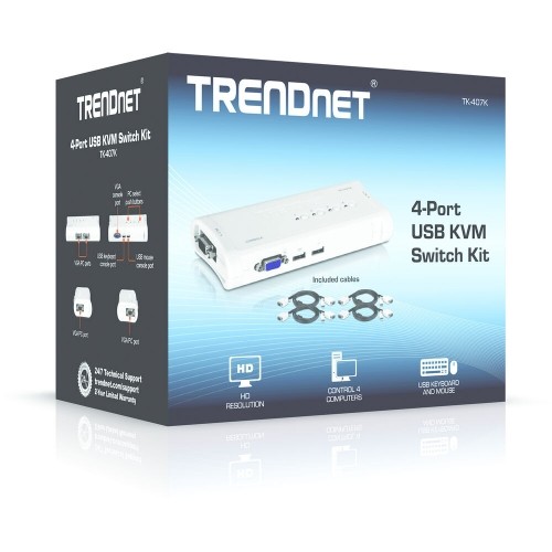 KVM switch Trendnet TK-407K image 4