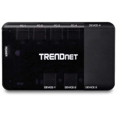 Переключатель Trendnet TK-U404 USB Чёрный image 4