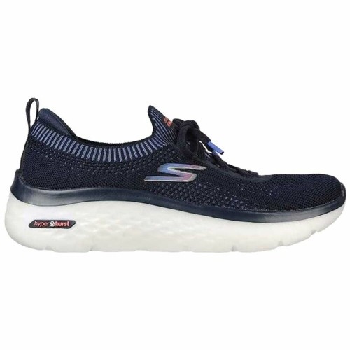 Беговые кроссовки для взрослых Skechers Engineered Flat Knit W Синий image 4