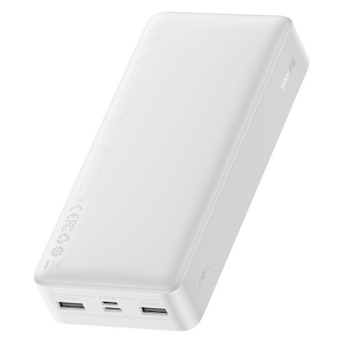 Baseus Bipow Digital Display Power bank 20000mAh 20W 2x USB / USB Type C / micro USB 15W white (PPDML-J02) image 4