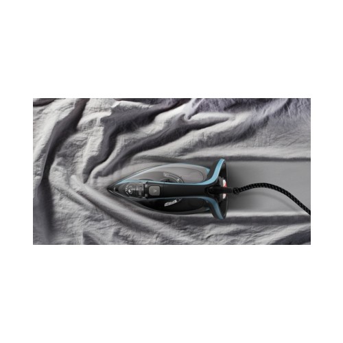 Tefal TurboPro FV5695E1 iron Dry & Steam iron Durilium AirGlide Autoclean soleplate 3000 W Black, Blue image 4