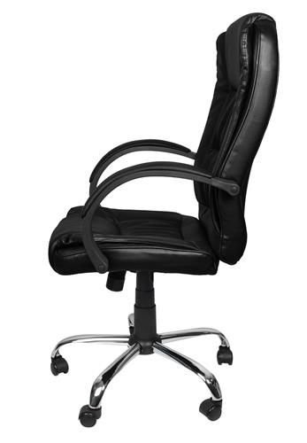Malatec Swivel Office Chair Tilt Office Chair Chrome Black 8983 (13976-0) image 4
