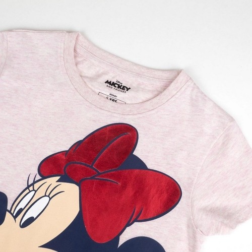 Krekls ar Īsām Piedurknēm Bērniem Minnie Mouse Rozā image 4