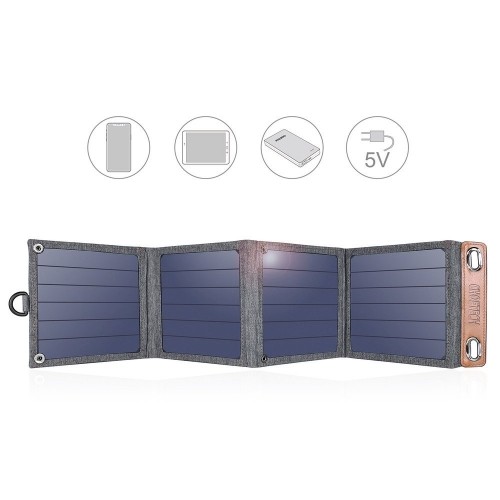Солнечное зарядное устройство Choetech 14 Вт / USB / 5 В / 2,4 А image 4