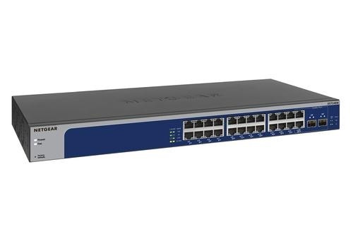 Netgear XS724EM Managed L2 10G Ethernet (100/1000/10000) 1U Blue, Grey image 4