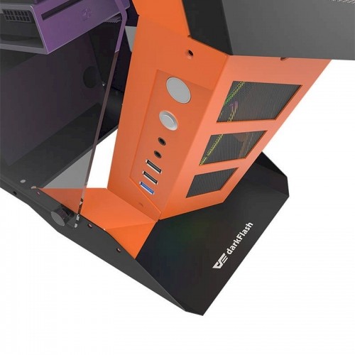 Darkflash K1 computer case (black and orange) image 4
