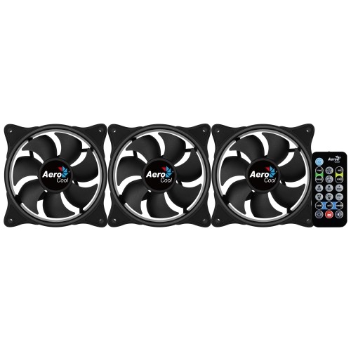 AEROCOOL ECLIPSE 12 PRO ARGB 12cm tālvadības datora dzesētāju komplekts image 4