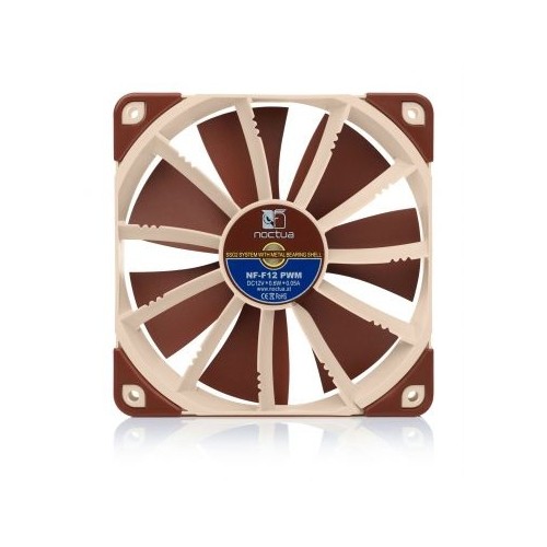 Noctua NOC-NF-F12-PWM computer cooling component Computer case Fan 12 cm Beige, Brown 1 pc(s) image 4