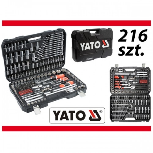 YATO YT-38841 1/4", 3/8", 1/2" Socket wrench set image 4